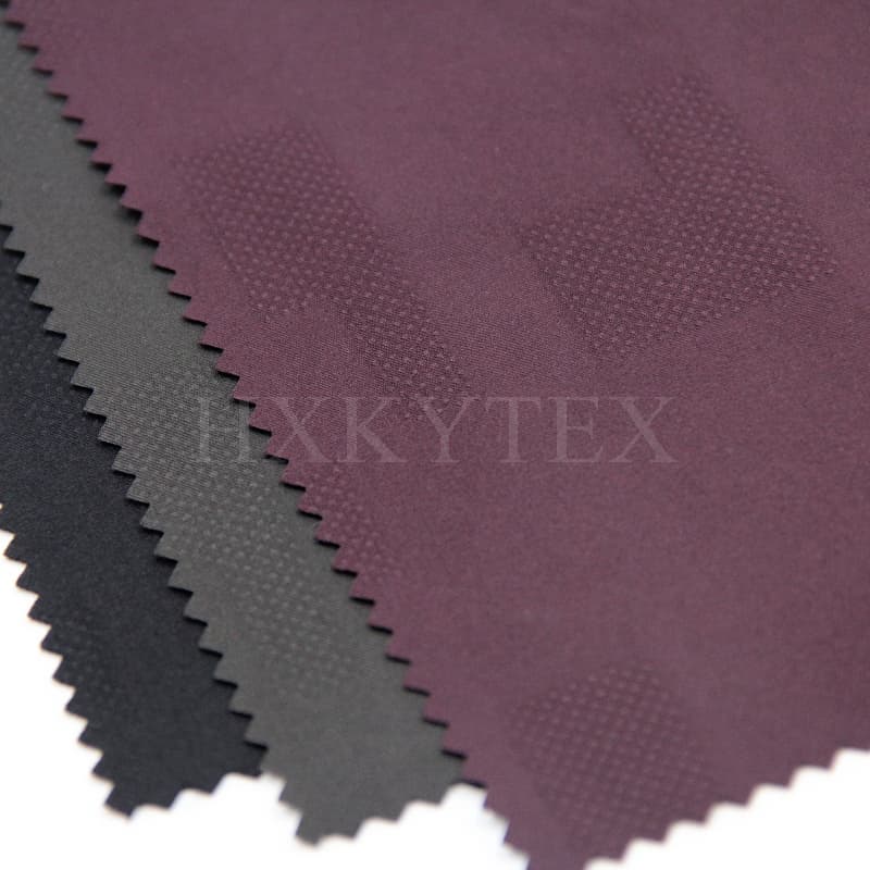 TPU Embossed Twill Polyester Pongee Bonded Fabric